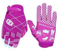 Seibertron PRO 3.0 12 costellazioni Elite Ultra-Stick Sports Receiver Gloves/Guanti da Football Americano PRO Ricevitore Gioventù e Bambini Pink XS