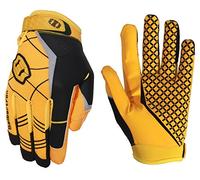 Seibertron PRO 3.0 Elite Ultra-Stick Sports Receiver Gloves/Guanti da Football Americano PRO Ricevitore Gioventù e Adulti (Giallo, XL)