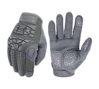 Seibertron T.F.F.I.G Guanti Dito intero tattico Militari Unisex Flessibile Protezione Caccia da Combattimento Airsoft Paintball Motorcycle Moto Equitazione Esternoné Camping Chasse Vélo Grey L