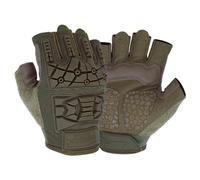Seibertron T.H.F.I.G Guanti da Esterno Unisex - Flessibili, Antiscivolo, Protezione in Gomma per Moto, Ciclismo, Airsoft e Attività Outdoor Green L