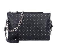 Seidenfelt Jomala Borsa a tracolla 28 cm black with tiny rivets (TAS025359)