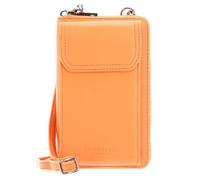 SEIDENFELT MANUFAKTUR Calla Phone Wallet Papaya