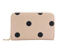 SEIDENFELT MANUFAKTUR portafoglio Ebba Wallet Happy Dots rosa salmone
