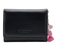 SEIDENFELT MANUFAKTUR portafoglio Small Items Ilmi with Hearts Black nero