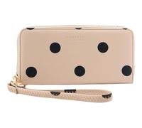 SEIDENFELT MANUFAKTUR portafoglio Smilla Wallet Happy Dots rosa salmone