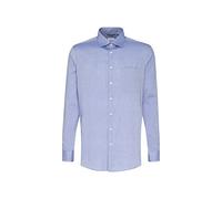 Seidensticker 155610 Camicia, Azzurro, 45 Uomo