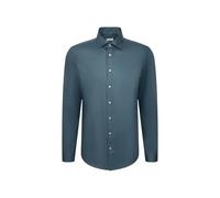 Seidensticker 643510, Camicia da Lavoro a Maniche Lunghe, Slim Fit, 37, Verde, 41