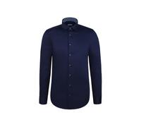 Seidensticker 849540, Camicia da Lavoro a Maniche Lunghe, Slim Fit, 36, Blu, 42
