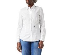Seidensticker Bügelfreie, Camicetta Donna, Bianco (Weiß), 46