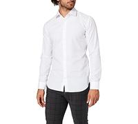 Seidensticker Business Hemd, Camicia Uomo, Bianco (White 01), 38