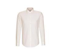 Seidensticker Business Hemd Slim Fit Bügelfrei Kent Langarm, Camicia Uomo, Avorio (Ecru), 38