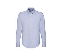Seidensticker Camicia a Maniche Lunghe Extra Slim Fit, Azzurro, 40 Uomo