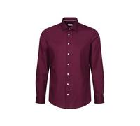 Seidensticker Camicia a Maniche Lunghe Extra Slim Fit, Rosso Scuro, 45 Uomo