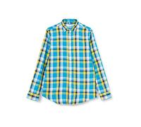 Seidensticker Camicia a Maniche Lunghe Maglietta, Turchese, 40 Uomo