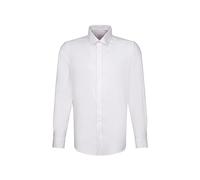 Seidensticker Camicia a Maniche Lunghe Slim Fit, Bianco, 42 Uomo