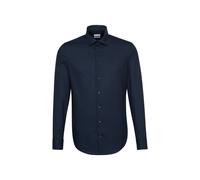 Seidensticker Seidensticker Herren Business Hemd Slim Fit, Camicia formale Uomo, Blu (Dark Blue 19), 39