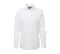 Seidensticker Shaped Bügelfrei Kent Langarm, Camicia Uomo, Bianco (Weiß/1.021), 40