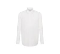 Seidensticker Camicia Business Modern Fit da Uomo con collo Kent e polsini con risvolto, senza ferro, a vita stretta, a maniche lunghe, Beige (21 ecru), Medium (Taglia produttore: 39)