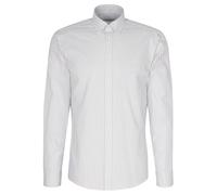 Seidensticker Camicia Casual da Uomo, vestibilità Normale, Facile da Stirare, Colletto con Bottoni, Maniche Lunghe, 100% Cotone, Blu, 45