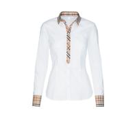 Seidensticker Donna City-bluse 1/1-lang Camicetta, Bianco (Weiß 01), 44