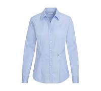Seidensticker City Bluse Langarm Slim Fit Uni Bügelfrei, Camicia Donna, Blu (Hellblau), 42