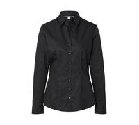 Seidensticker City Bluse Langarm Slim Fit Uni Bügelfrei, Camicia Donna, Nero (Schwarz), 38