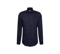 Seidensticker Camicia da Uomo Business - Modellata - Non necessita di Stiratura - Colletto Kent - Maniche Lunghe - 100% Cotone