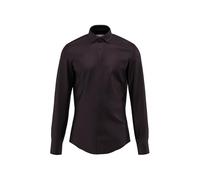 Seidensticker Camicia da Uomo Business - Slim Fit - Facile da Stirare - Colletto Kent - Maniche Lunghe - 100% Cotone, Nero, 43
