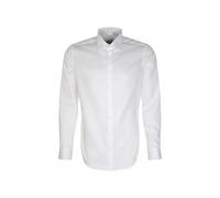 Seidensticker Camicia da Uomo Extra Slim Fit a Maniche Lunghe, Bianco, 44