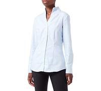 Seidensticker Donna Camicia A Collo di Calice Slim Fit Camicia da donna, Azzurro, 52
