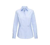 Seidensticker Hemdbluse Langarm Slim Fit Gemustert Bügelfrei Blusa Donna, 48 EU