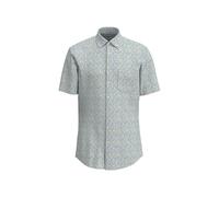 Seidensticker Camicia da Uomo, vestibilità Normale, Morbida, Colletto con Bottoni, Maniche Corte, 100% Cotone, Giallo., 40