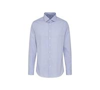 Seidensticker Herren Business Hemd Shaped Fit - Bügelfreies Camicia Formale, Blu (Hellblau 12), 39 Uomo