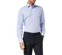 Seidensticker Herren Business Hemd Shaped Fit - Bügelfreies Camicia Formale, Blu (Light Blue 12), 43 Uomo