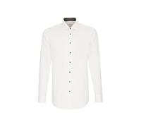 Seidensticker Herren Business Hemd Shaped Fit Camicia Formale, Bianco (Weiß 01), 50 (Taglia Produttore: 44) Uomo