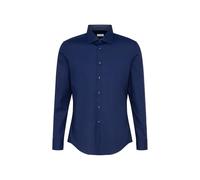 Seidensticker Herren Business Hemd Shaped Fit Camicia Formale, Blu (Dunkelblau 19), 41 Uomo