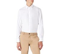 Seidensticker Herren Business Hemd Slim Fit Camicia Formale, Bianco (White 01), 44 (Taglia Produttore: 38) Uomo