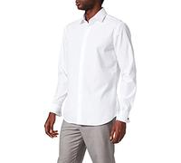 Seidensticker Men Shaped Gala Camicia, Bianco (Wei (Wei 01), M (39 DE) Uomo