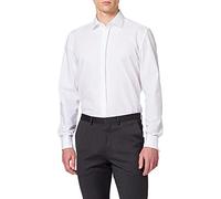 Seidensticker Modern Kent Party Camicia Uomo, Bianco (White 01), 36