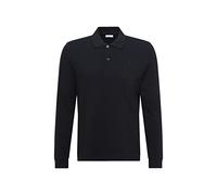 Seidensticker Polo da Uomo Slim Fit a Maniche Lunghe, Blu Navy, L