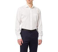 Seidensticker Regular Bügelfrei Kent Langarm, Camicia Uomo, Avorio (Ecru), 45