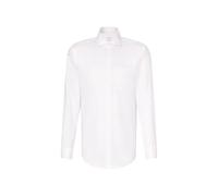 Seidensticker Regular Bügelfrei Kent Langarm, Camicia Uomo, Bianco (Weiß/1.193), 43
