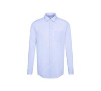 Seidensticker Regular Bügelfrei Kent Langarm, Camicia Uomo, Blu (Hellblau 1.003), 45