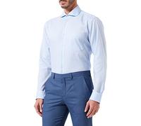 Seidensticker Regular Bügelfrei Kent Langarm, Camicia Uomo, Blu (Hellblau), 46
