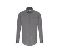 Seidensticker Regular Bügelfrei Kent Langarm, Camicia Uomo, Grigio (Grau), 41