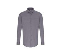 Seidensticker Regular Bügelfrei Kent Langarm, Camicia Uomo, Grigio (Grau), 42