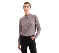 Seidensticker Regular Fit Langarm Bluse Camicia da Donna, Colore: Rosso, 48