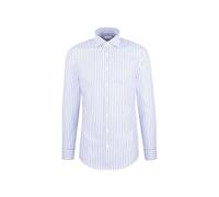 Seidensticker Regular Fit Langarm Business Hemd Camicia, Blu, 45 Tall Uomo