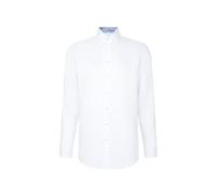 Seidensticker Regular Fit Langarm Business Hemd Camicia da Lavoro, Bianco, 40 Tall Uomo
