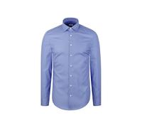 Seidensticker Regular Fit Langarm Business Hemd Camicia da Lavoro, Blu, 43 Tall Uomo